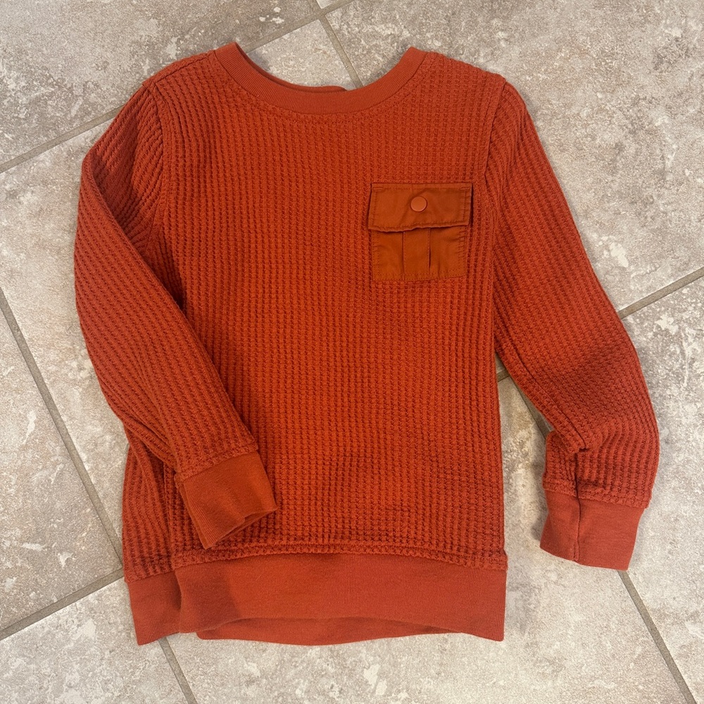 Old Navy Terracotta Waffle Knit Top
